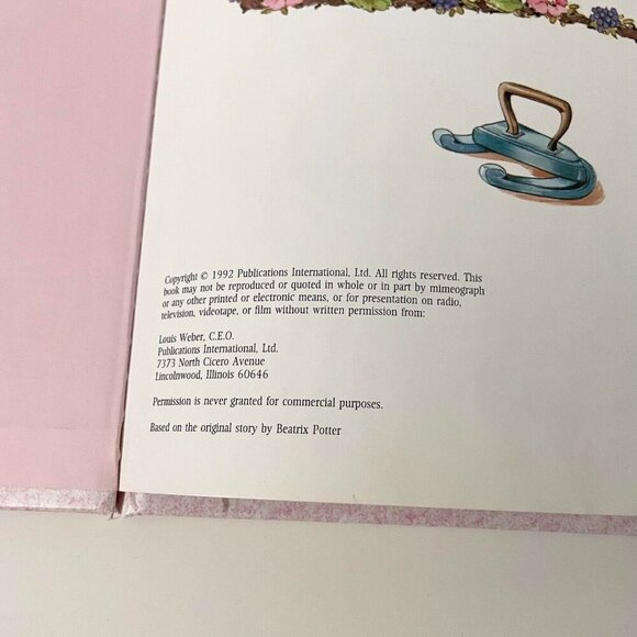 Vtg 1992 The Classic Tale Of Mrs Tiggy Winkle By Beatrix Potter Hardcover - Picture 10 of 16